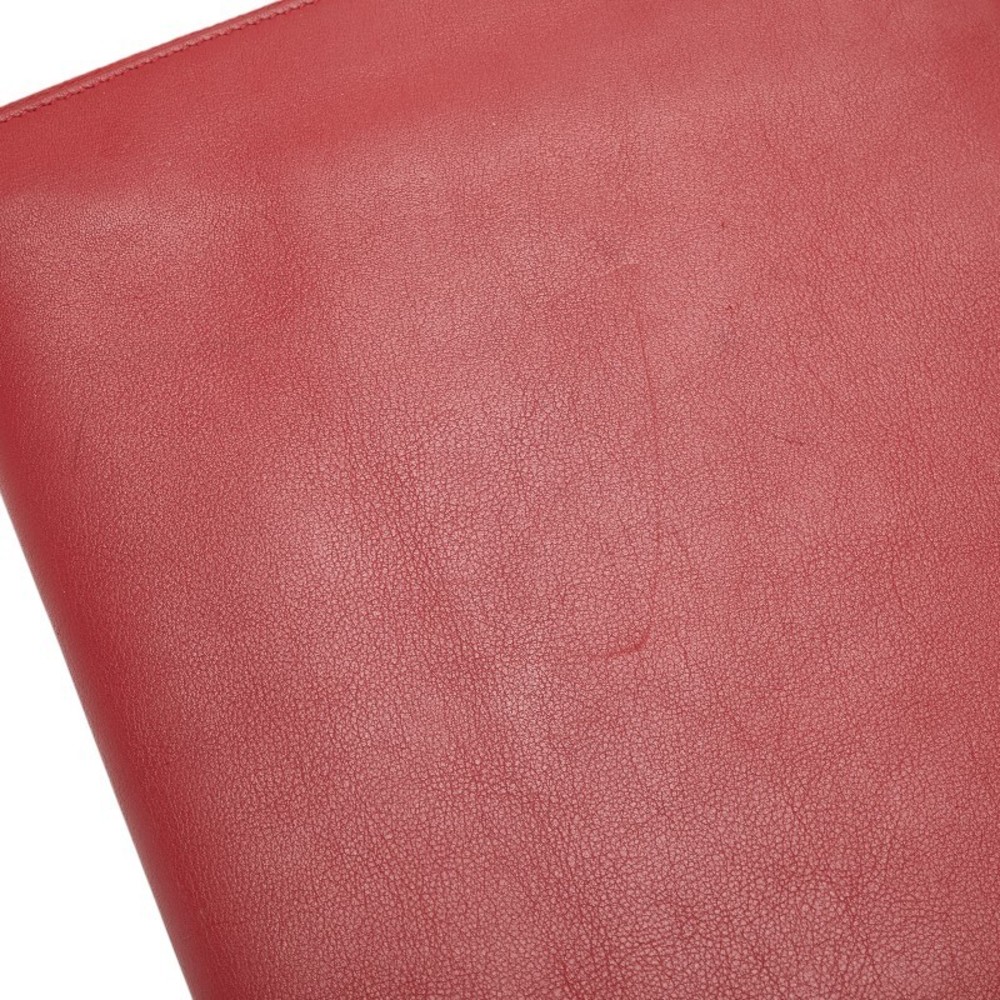 Fendi Bag Red Bugseye Leather Python Monster Clut… - image 5